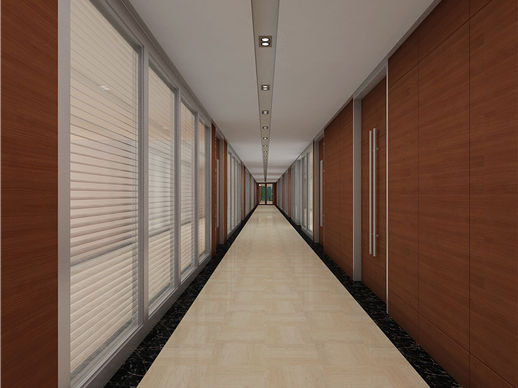 郵局辦公大樓走道